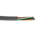 Alpha Wire Alpha Essentials Communication & Control Control Cable 8 Cores 0.35mm² 22 AWG Unscreened 30 m 300V 1178C SL005