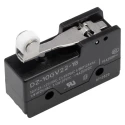 Omron DZ Series Short Hinge Roller Lever Limit Switch, DPDT Contact Configuration, Snap Action, 250V AC, 10A DZ-10GV22-1B
