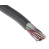 Alpha Wire Alpha Essentials Control Cable 40 Cores, 0.35 mm² 22 AWG, Unscreened, 30 m, Grey 1181/40C SL005