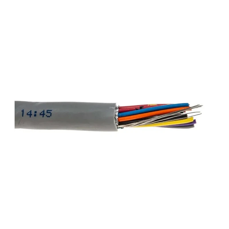 Alpha Wire Alpha Essentials Communication & Control Control Cable, 15 Cores, 0.23 mm² 24 AWG Screened, 30 m 1219/15C SL005