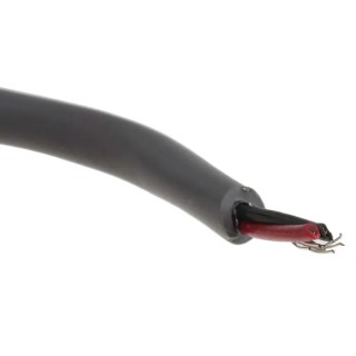 Alpha Wire Alpha Essentials Communication & Control Control Cable 2 Cores 0.23mm² 24 AWG Screened 30m Grey 1212C SL005