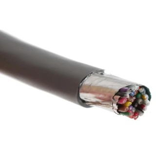 Alpha Wire Alpha Essentials Communication & Control Series Screened Control Cable, 25 Cores, 0.23mm² 24 AWG 1219/25C SL005