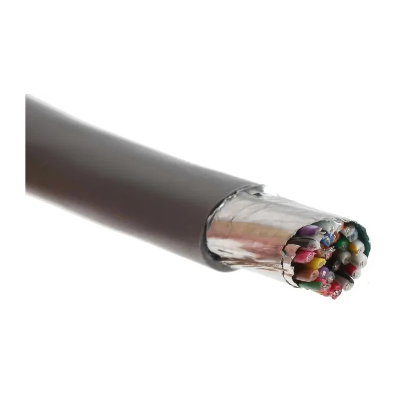 Alpha Wire Alpha Essentials Communication & Control Series Screened Control Cable, 25 Cores, 0.23mm² 24 AWG 1219/25C SL005