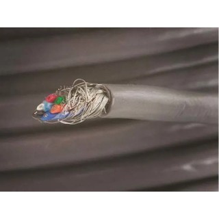Alpha Wire Alpha Essentials Communication & Control Screened Control Cable 5 Cores 0.35mm² 22 AWG 300V Grey 30m 1295C SL005