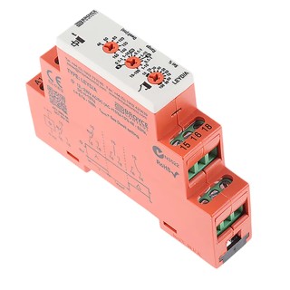 Broyce Control LEYD Series DIN Rail Timer Relay, 1-Contact, 230 V DC 12 V AC 230 V AC, 0.1 s to 100 h LEYD/A 12-230V AC/DC