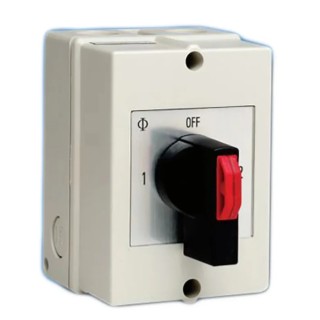 Kraus & Naimer 2-Pole Surface Isolator Switch IP67, IP66, 63A, 15 kW 
