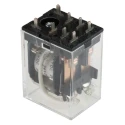 Omron Power Relay, PCB Mount, DPDT Contact Configuration, 24V DC Coil, 10A Switching Current, Silver Alloy LY2-0 24VDC