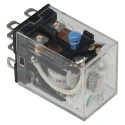 Omron Power Relay, 24V DC Coil, 10A Switching Current, DPDT Contact Configuration LY2I4N 24VDC