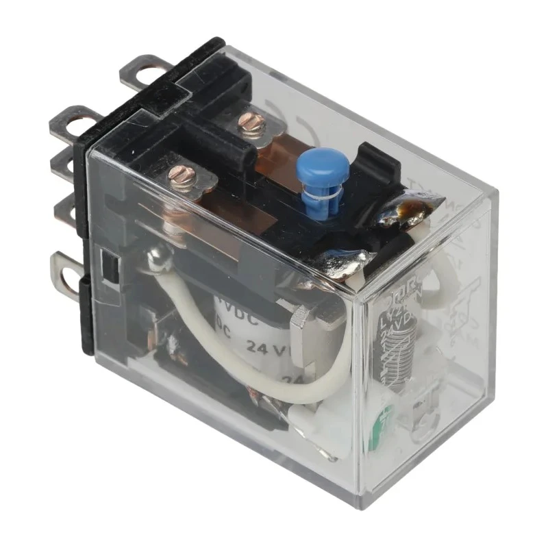 Omron Power Relay, 24V DC Coil, 10A Switching Current, DPDT Contact Configuration LY2I4N 24VDC