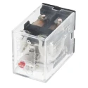 Omron Power Relay, 24V AC Coil, 10A Switching Current, DPDT Contact Configuration LY2N 24VAC