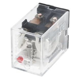 Omron Power Relay, 24V AC Coil, 10A Switching Current, DPDT Contact Configuration LY2N 24VAC