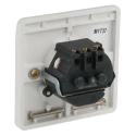 MK Electric 16A White 1 Gang Plug Socket Logic Plus Indoor Type F K4150 WHI