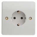 MK Electric 16A White 1 Gang Plug Socket Logic Plus Indoor Type F K4150 WHI