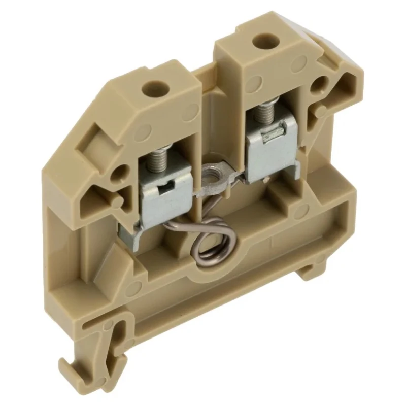 Weidmüller RSF 3/35 Series Feed Through Terminal Block Yellow, Beige, 690V, 32A, 0.5–4 mm², 1-Level, Solder 9501160000