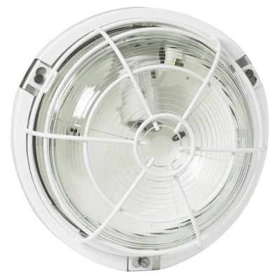 Legrand Round LED Bulkhead Light 100W, LED Lamp Supplied, IP55, Round Shape 0 604 83