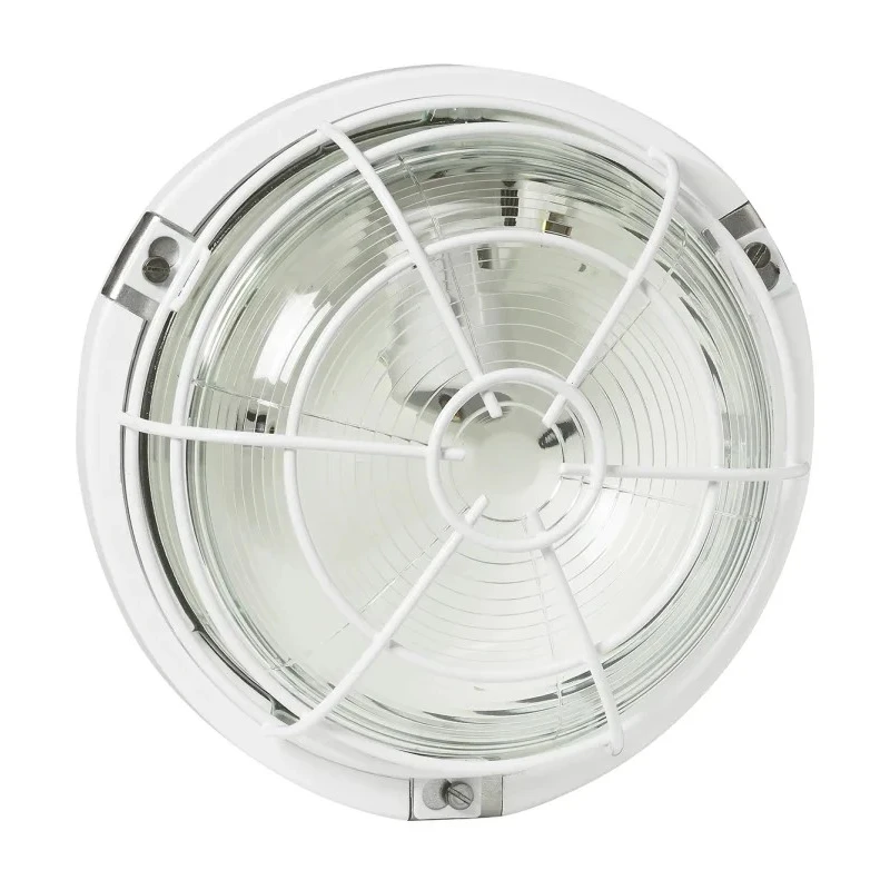 Legrand Round LED Bulkhead Light 100W, LED Lamp Supplied, IP55, Round Shape 0 604 83