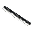 Winslow W355 Series Straight Through Hole Socket Strip 20-Contact 1 Row 2.54 mm Pitch Solder W35520TRC