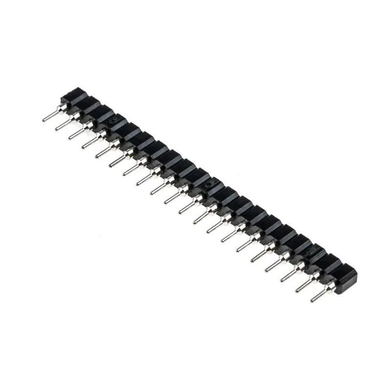 Winslow W355 Series Straight Through Hole Socket Strip 20-Contact 1 Row 2.54 mm Pitch Solder W35520TRC
