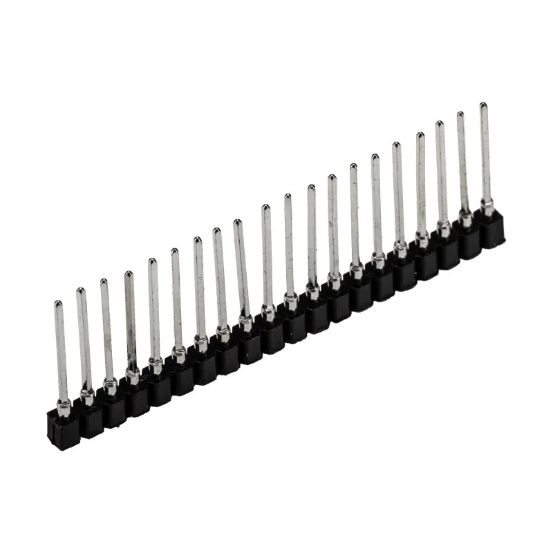 Winslow W366 Series Straight Through Hole Socket Strip 20-Contact 1 Row 2.54 mm Pitch Wire W36620T3RC
