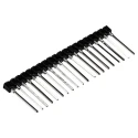 Winslow W366 Series Straight Through Hole Socket Strip 20-Contact 1 Row 2.54 mm Pitch Wire W36620T3RC