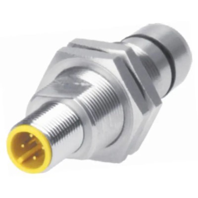 Turck Threaded Barrel Inductive Proximity Sensor M12 PNP 30 V dc 2 mm Detection Stainless Steel BID2-G180-AP6-H1141/S212
