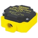 Turck Block Inductive Proximity Sensor 1/2-14 NPT in Thread, Flush Mount, 250V AC/DC, 500mA, 40mm Detection BI40-CP80-FZ3X2