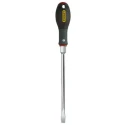Stanley Standard Slotted Screwdriver with 175 mm Chrome Vanadium Steel Blade, Large Soft Grip, FMHT0-62620