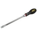 Stanley Standard Slotted Screwdriver with 175 mm Chrome Vanadium Steel Blade, Large Soft Grip, FMHT0-62620