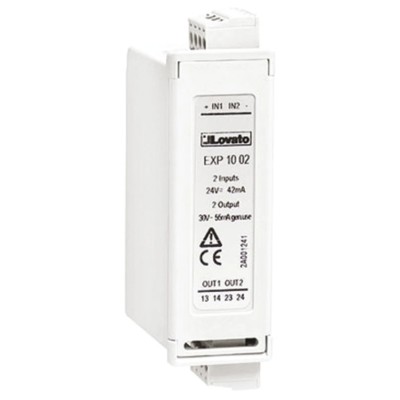 Lovato Electric EXP Series Logic Module for Use with DMG 700, ATL 610, DCRG 8, DMG 600/610, DMG 800, DMG 900/900T EXP1002
