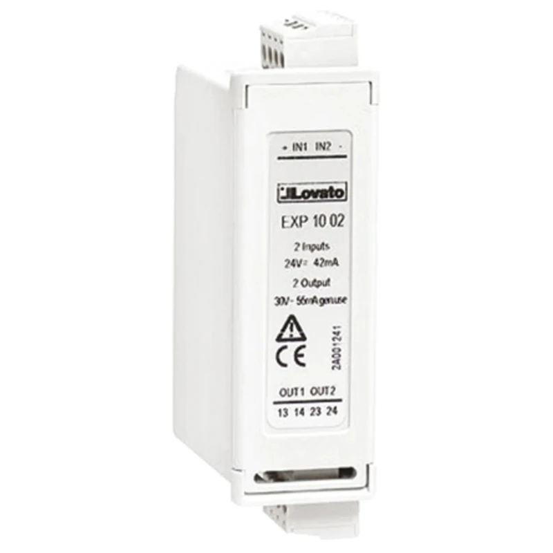 Lovato Electric EXP Series Logic Module for Use with DMG 700, ATL 610, DCRG 8, DMG 600/610, DMG 800, DMG 900/900T EXP1002