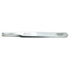 Bernstein 120mm Stainless Steel Flat Rounded ESD Safe Tweezer 5-059