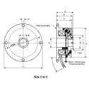 WARNER ELECTRIC EUROPE Electromagnetic Brake Power On 3.95Nm 24V Reverse Mount M.1905.2421