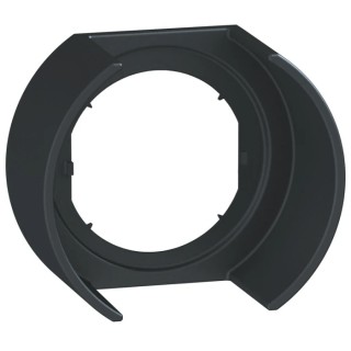 Schneider Electric Plastic Push Button Guard for ZB4BC and ZB5BC Harsh Push Button, Black, IP66, Vertical Mounting ZBZ1902