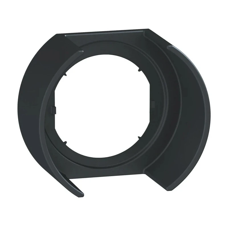 Schneider Electric Plastic Push Button Guard for ZB4BC and ZB5BC Harsh Push Button, Black, IP66, Vertical Mounting ZBZ1902
