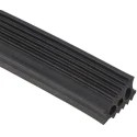 RS PRO Black Ethylene Propylene Diene Monomer Edging Strip 20 m 10.5mm Width 18.5mm Height 837-2123