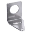 Banner Mounting Clamp Stainless Steel Curved Slot Design for Sensors with 18 mm Thread SMB18A