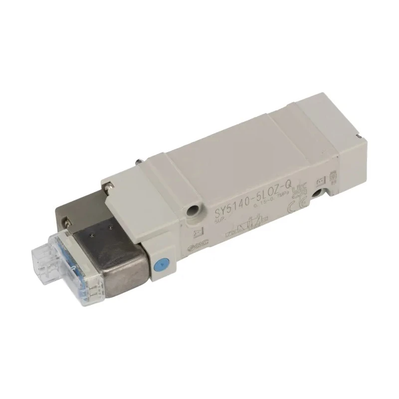 SMC Pneumatic Solenoid Valve 24V DC, 5 Ports, 2 Positions, Base Mount Die Cast Aluminium Body SY5000