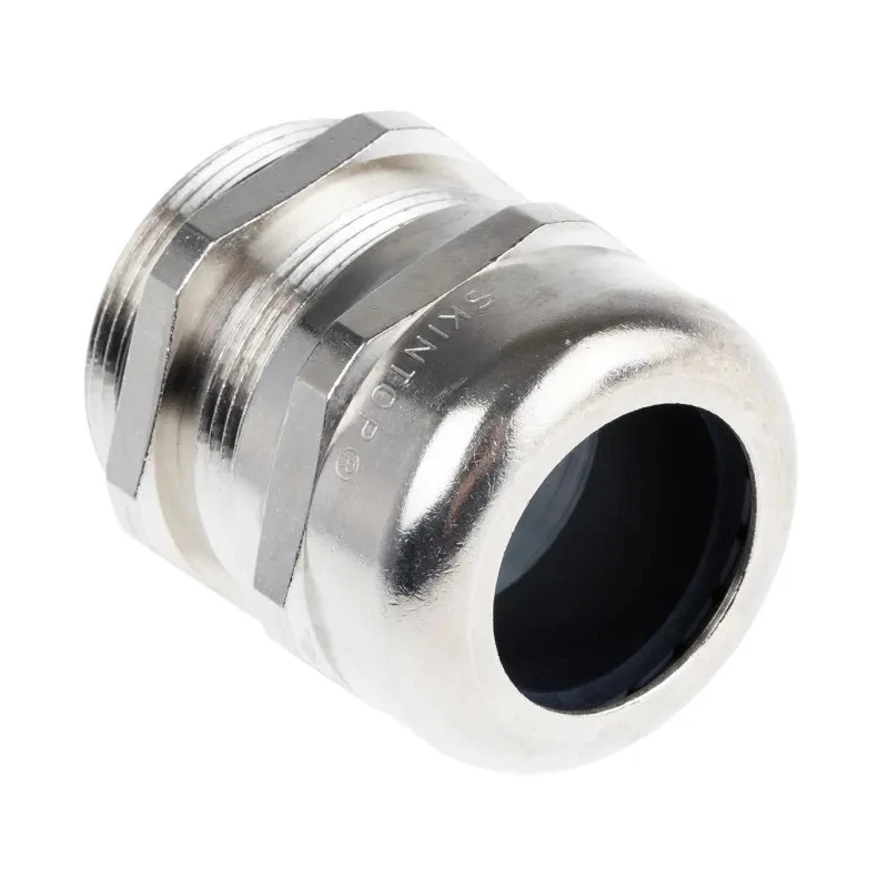 Lapp SKINTOP MS-SC Series 10 EMC Cable Gland PG29, Nickel-Plated Brass, Compatible Cable Diameter 16-25mm, 53112260