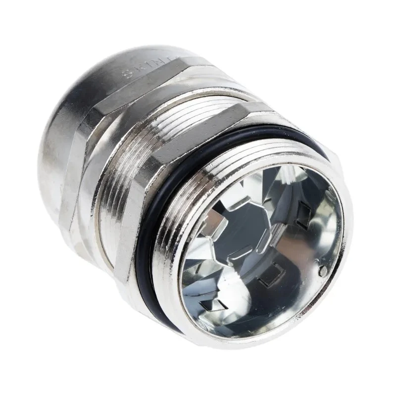 Lapp SKINTOP MS-SC Series 10 EMC Cable Gland PG29, Nickel-Plated Brass, Compatible Cable Diameter 16-25mm, 53112260