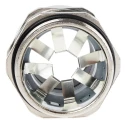 Lapp SKINTOP MS-SC Series 10 EMC Cable Gland PG29, Nickel-Plated Brass, Compatible Cable Diameter 16-25mm, 53112260