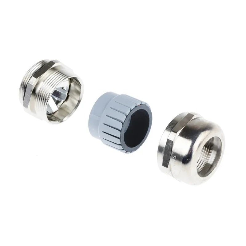 Lapp SKINTOP MS-SC Series 10 EMC Cable Gland PG29, Nickel-Plated Brass, Compatible Cable Diameter 16-25mm, 53112260