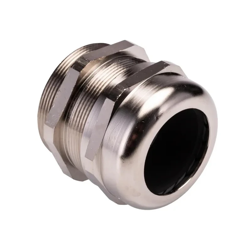 Lapp SKINTOP MS-SC Series EMC Cable Gland, Nickel-Plated Brass, M50 Thread Size 53112670