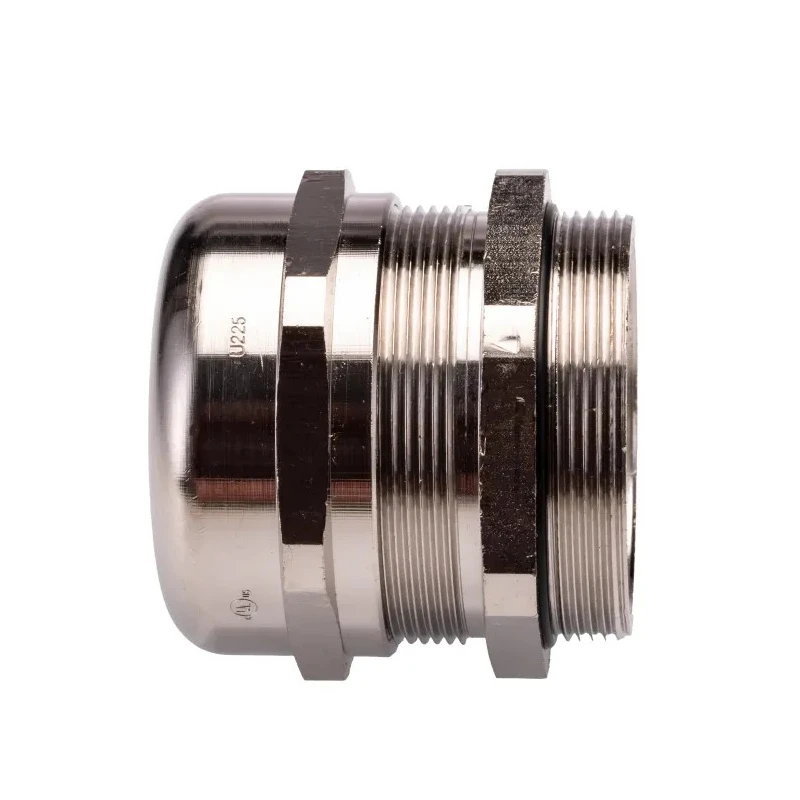 Lapp SKINTOP MS-SC Series EMC Cable Gland, Nickel-Plated Brass, M50 Thread Size 53112670