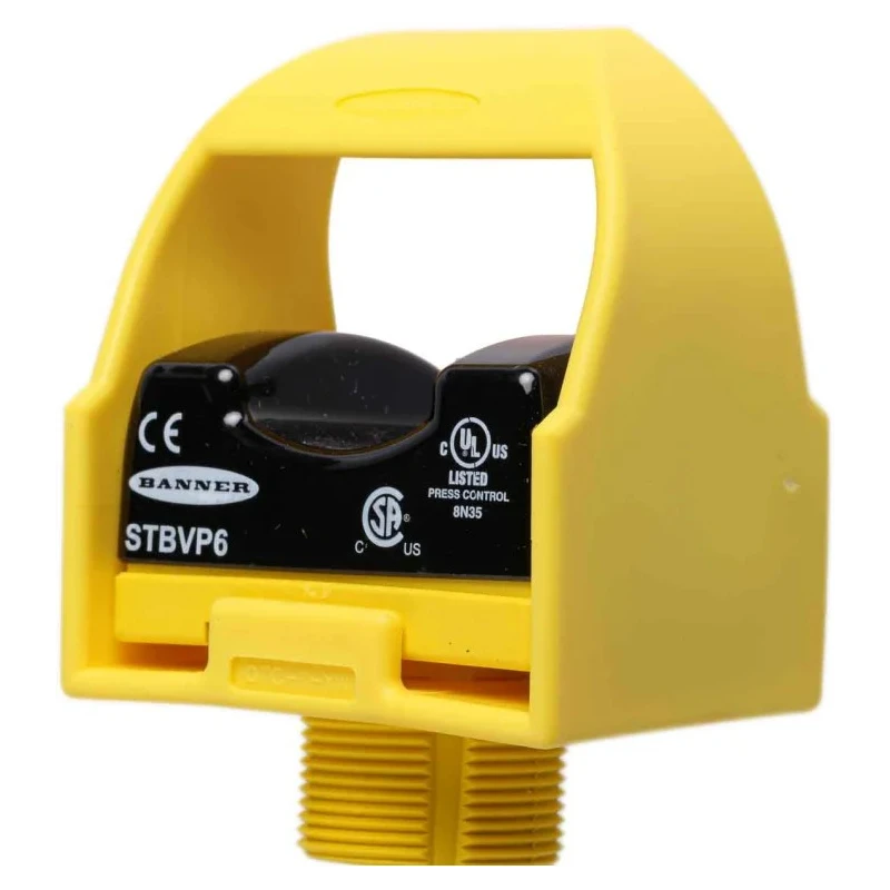 Banner 1 Button Self-Checking Optical Touch Button SPDT, Thermoplastic Polyetherimide Housing, IP66, 74x69x51mm, STBVP6