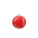 Omron Emergency Stop Push Button Panel Mount, Twist Release, 16 mm Cutout, 3 NC Contacts, IP65 A165E-S-03U