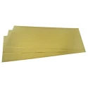 RS PRO Solid Brass Metal Sheet 600 mm x 300 mm x 0.7 mm Thickness 841-1893