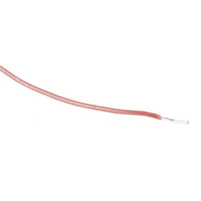 RS PRO Brown 0.12 mm² 26 AWG 7/0.15 mm Polytetrafluoroethylene Hook Up Wire 100 m 300V 200°C 841-7207