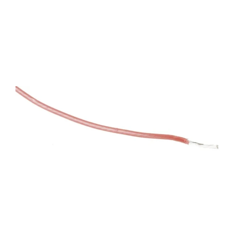 RS PRO Brown 0.12 mm² 26 AWG 7/0.15 mm Polytetrafluoroethylene Hook Up Wire 100 m 300V 200°C 841-7207