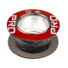 RS PRO Black 0.12 mm² Hook Up Wire, 26 AWG, 7/0.15 mm Core Strands, 100 m Length, Silver Plated Copper Conductor 841-7181