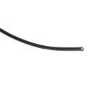 RS PRO Black 0.22 mm² Hook Up Wire, 24 AWG, 7/0.2 mm Core Strands, 100 m, Polytetrafluoroethylene, Model 841-7223